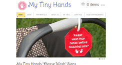 Desktop Screenshot of mytinyhands.com
